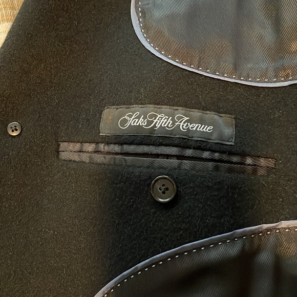 Saks Fifth Avenue wool coat - Picture 2 of 3